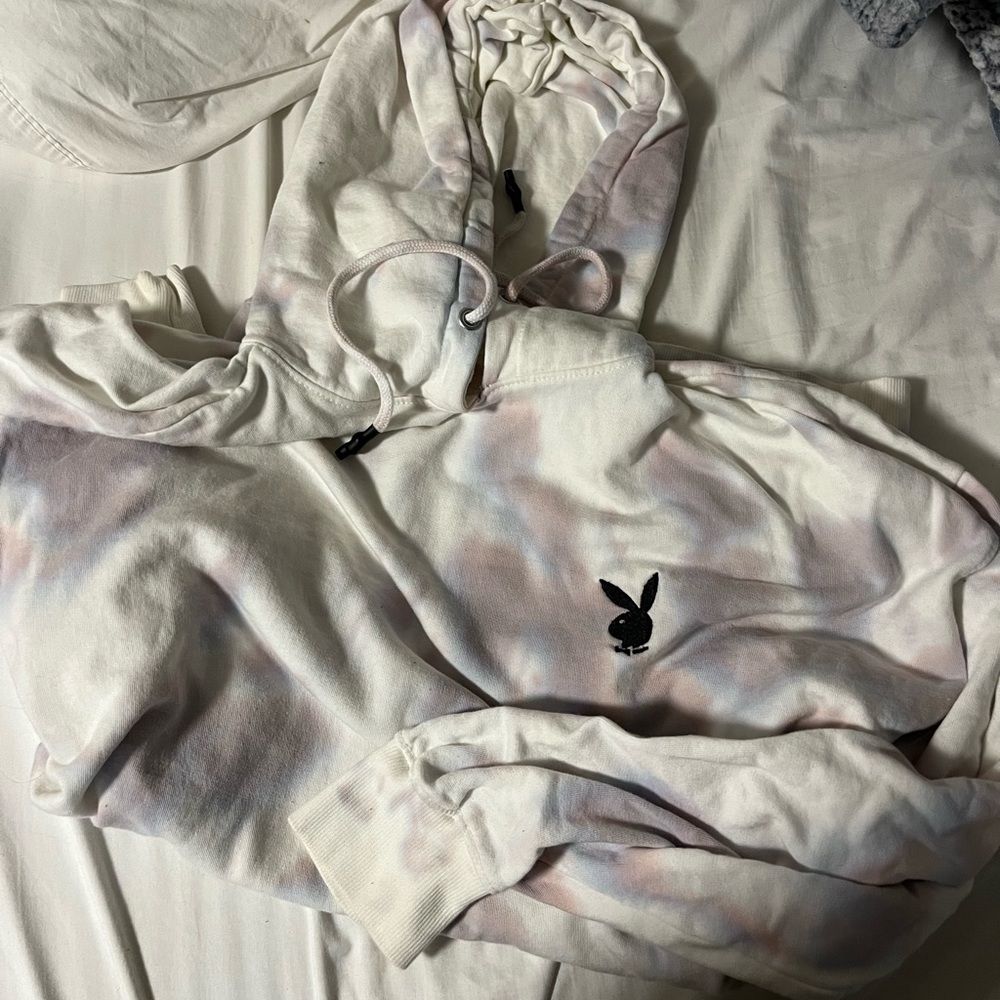 Oversized Playboy Tie Dye hoodie